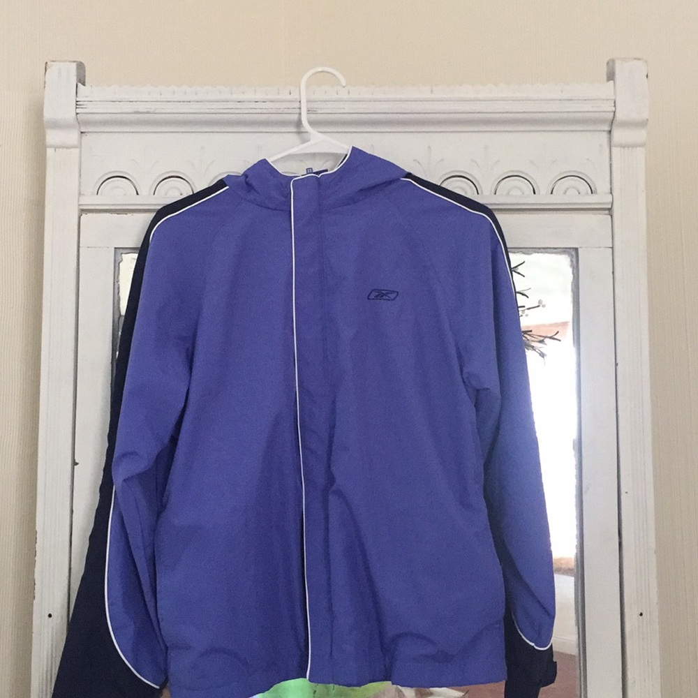 Blue windbreaker
